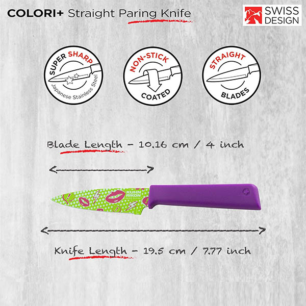 چاقو بنفش طرح لب - تصویر 2