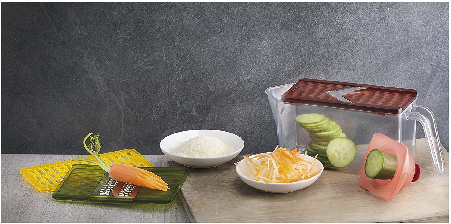 رنده 3 تیغه به همراه ظرف