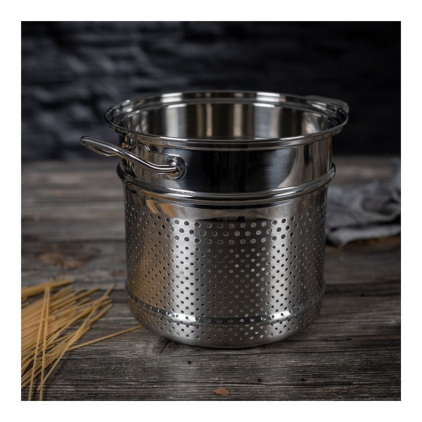 قابلمه 6/5 ليتري پاستا با صافی استیل 22 سانت Montreux - تصویر 6